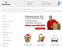 Tablet Screenshot of kotivarasto.fi